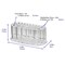 Acrylic Makeup Finger Nail Art Tool Organizer 26 Spaces For Storing Beauty Nail Art Kit Tools - Clear